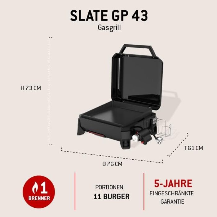 Преміальна портативна газова гриль-платформа Weber Slate GP