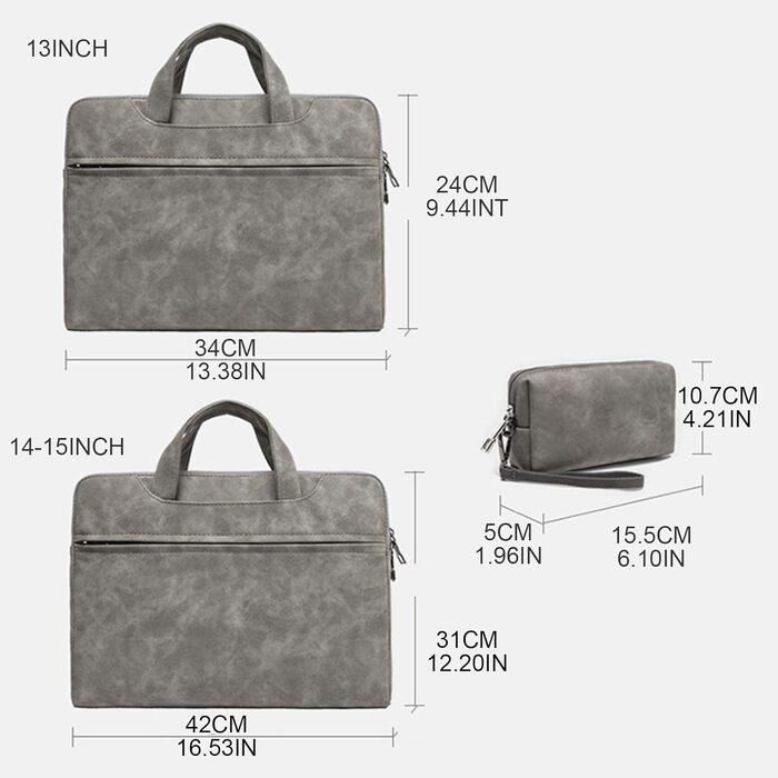 Чохол для ноутбука BABYVIVA, 33-38,1 см, чохол для перенесення, захисна сумка для комп'ютера, сумка для ноутбука з плечовим ремене