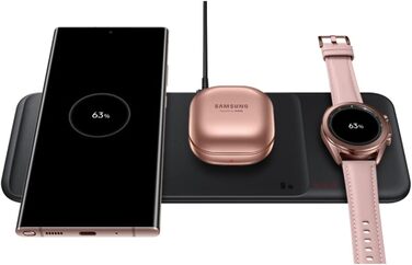 Бездротовий зарядний пристрій Trio, білий