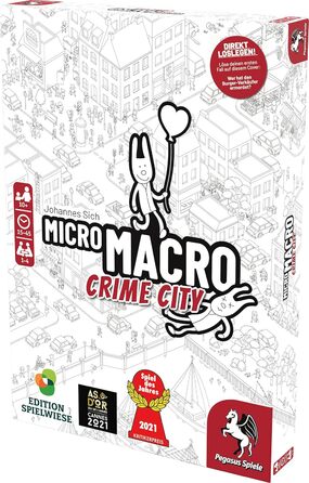 Видання Spielwiese) *Гра року 2021* *Гра року 2021, 59060G MicroMacro Crime City (