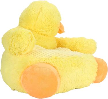 Плюшеве сидіння у формі качки зі спинкою - м&39яке, зручне та миється, милий дизайн тварин для спальні або ігрової кімнати