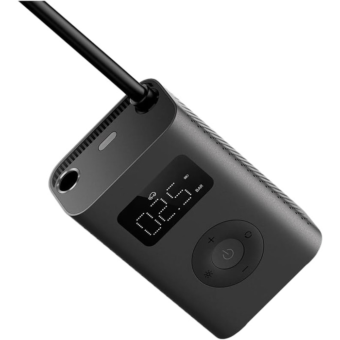 Портативний повітряний компресор для автомобіля, мотоцикла, велосипеда з тиском до 10,3 бар, 3-150 PSI, 6 різних режимів з автомат