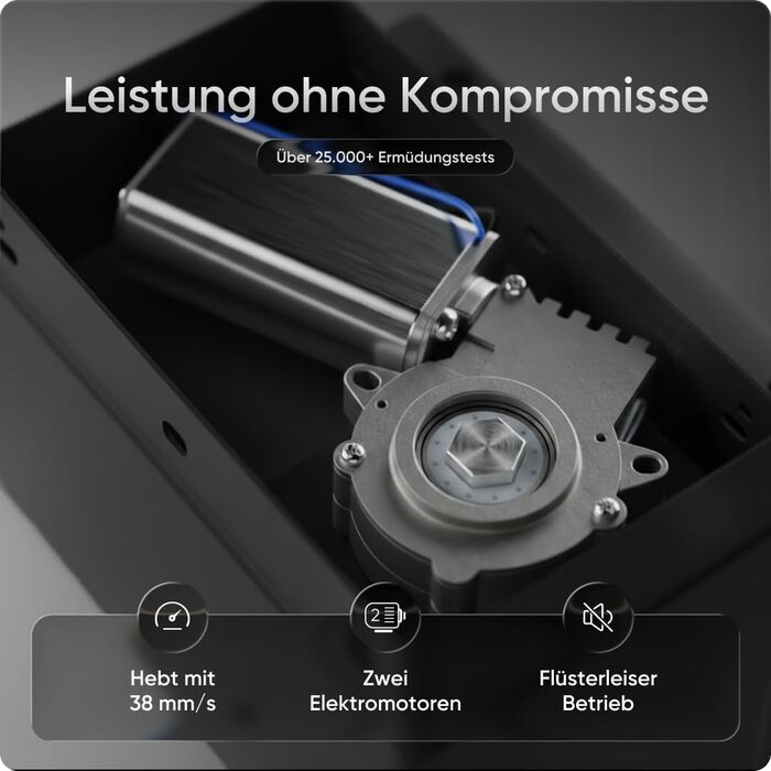 Каркас столу з регулюванням висоти (електричний) - подвійний двигун, захист від зіткнень, функція пам&39яті, USB-порт, каркас столу з регулюванням висоти, каркас столу (чорний)