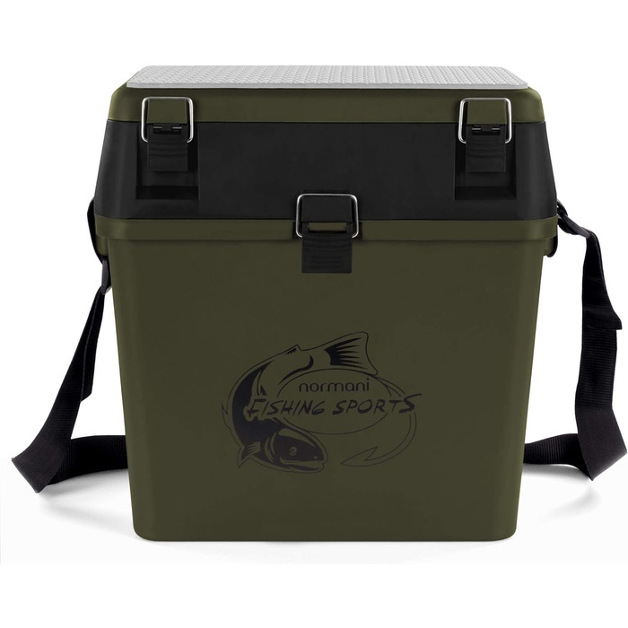 Кошик для сидіння Angelobox Fishing seat box Рибальський рюкзак Рибальська сумка Fishing case Ящик для рибальських снастей з 4 ящиками для снастей Колір Олива