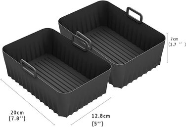 Аксесуари для фритюрниці Ketilrub - Аксесуари для фритюрниці Ninja AF300EU AF400EU 9.5 л, для Ninja Foodi Max Dual Zone, аксесуари для фритюрниці Ninja, Innsky, Princess Air Fryer (12 шт. )