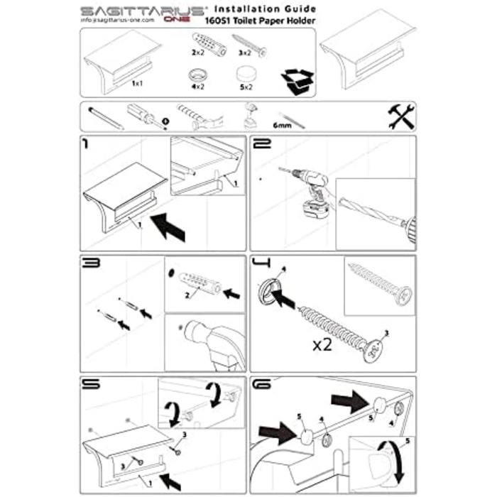 Тримач для туалетного рулону з полицею з нержавіючої сталі Тримач для туалетного рулону з полицею Тримач для туалетного паперу Три