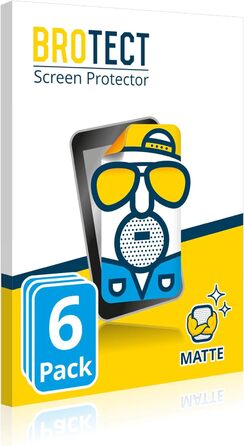 Антиблікова захисна плівка BROTECT для екрану Vorwerk Bimby TM6 / Thermomix TM6 (6 шт. ) Матова захисна плівка, антивідблиск, захист від відбитків пальців