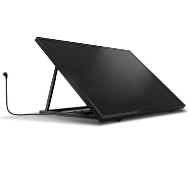 Балконна електростанція BENY Plug & Play, балконна електростанція з монтажним кронштейном, комплектна балконна електростанція потужністю 430 Вт - розетка - інвертор 600 Вт - двосторонні сонячні панелі 430 Вт - кронштейн для плоских дахів