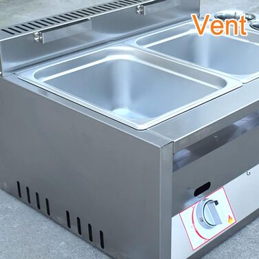 Газова фритюрниця, комерційна фритюрниця з нержавіючої сталі з високою місткістю, професійна кухонна машина для смаження на газових стільницях, подвійна фритюрниця для ресторану, домашньої кухні