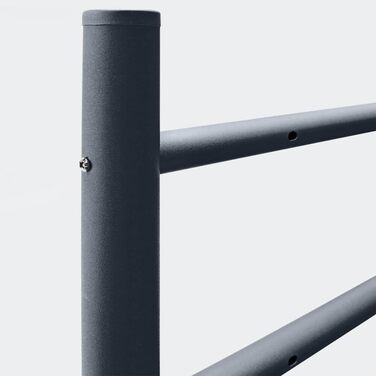 Окремостояча підставка для поштової скриньки Metzler з надійною основою та універсальним розміщенням, антрацит, стійка до атмосферних впливів, нержавіюча, сумісна з багатьма моделями, ідеально підходить для палісадників та відкритих майданчиків, антрацит,