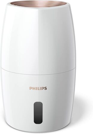 Зволожувач повітря Philips Series 2000 освіжувач повітря для приміщень площею до 32 м, технологія NanoCloud, 2-літровий бак (HU2716/10) і оригінальний замінний фільтр Philips FY2401/30 для зволожувача сірий