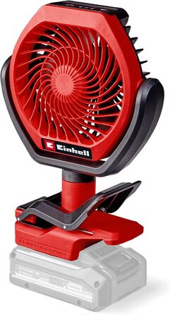 Акумуляторний вентилятор Einhell GC-CF 18/110 Li-Solo Power X-Change (18 В, безщітковий, 3 рівні швидкості, плавне регулювання, багато варіантів монтажу, без акумулятора)