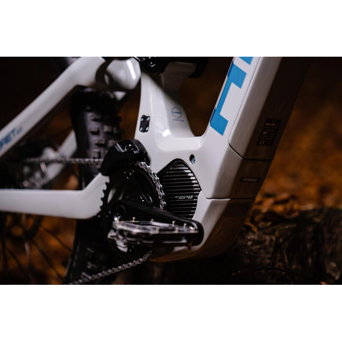 Гірський електровелосипед для дорослих Muret Trail Full Suspension E-Fully, сірий/синій 48