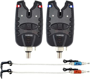 Індикатор клювання та світлодіодний комплект свінгерів, сині світлодіодні індикатори сигналізації про риболовлю, синій та червоний