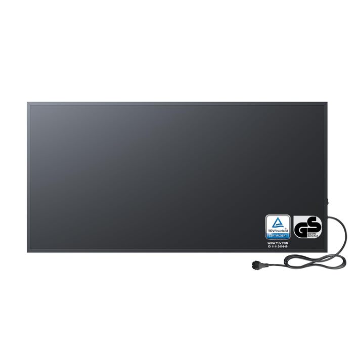 Інфрачервоний обігрівач BR Bringer 1000 Вт - Енергозберігаючий інфрачервоний електричний обігрівач - Сертифіковано TV та GS - Німецький бренд якості (чорний) Чорний 1000 Вт