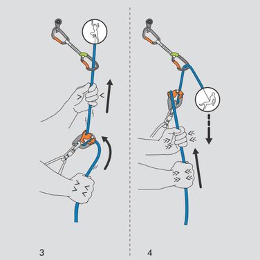 Страхувальний пристрій Climbing Technology CT Click Up, світло-блакитний
