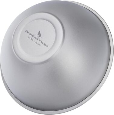 Титанова миска Boundless Voyage з подвійними стінками, термостійка для супу, салатниці, террину, каструлі