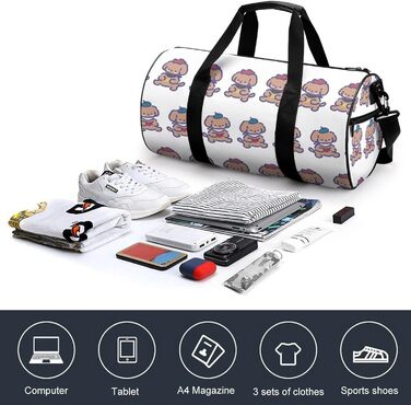 Дорожня сумка Милий песик, спортивна сумка для чоловіків та жінок