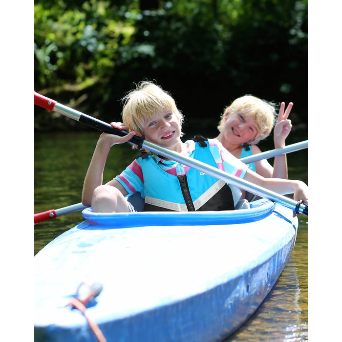 Плавальний жилет Owntop для підлітків та дітей, легкий унісекс-плавець, регульований плавучий жилет зі зручним ремінцем у промежині для каякінгу, риболовлі, тренувань з плавання та всіх водних видів спорту. Синій, дитячий, розмір XXS (30-40 кг, 70-80 см)