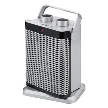 Тепловентилятор Clatronic Портативний та компактний вентилятор 2 режими нагріву (1500/2000 Вт) Керамічний вентилятор Коливальний Ручка для перенесення 7 режимів Портативний обігрівач HL 3631