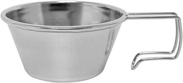 Корозійностійка кружка для активного відпочинку, 50 мл, безпечна для харчових продуктів, текстура з нержавіючої сталі, кава, підходить для гір та екскурсій, кава для походів