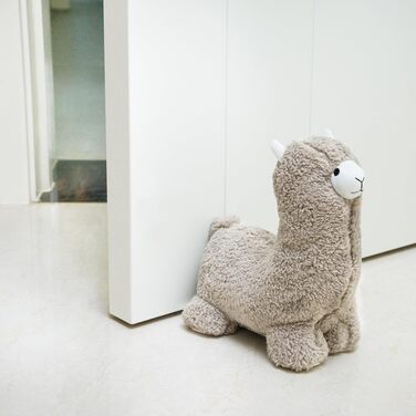 Мила дверна заглушка Декоративна дверна заглушка для дому та офісу, альпака зважена міжкімнатні двері заглушка тканинна наповнена