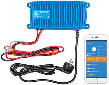 Розумний зарядний пристрій Victron Energy Blue 12 В 17 А 230 В - Автомобільний зарядний пристрій - Підтримувач та десульфатор акум