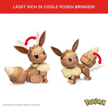 Конструктор Mega Construx Eevee Pokmon, Конструктор для дітей, Іграшка для дітей віком від 7 років, 84 -