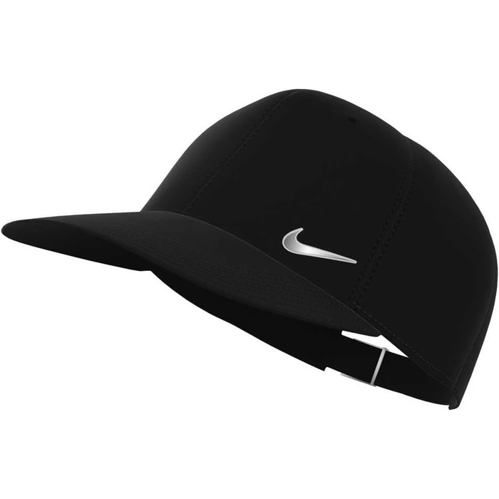 Бейсболка унісекс Nike Dri-fit Club Black/Metallic Silver M/L Uni