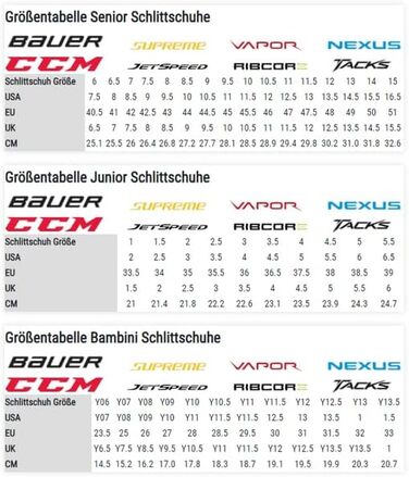 Ковзани CCM Tacks XF70 середньої ширини (високий профіль) 04.5 (38.0)
