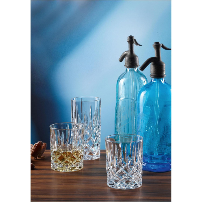 Набір склянок для довгих напоїв Spiegelau & Nachtmann Nachtmann Noblesse, набір з 8 склянок, склянка для води, склянка для соку, к