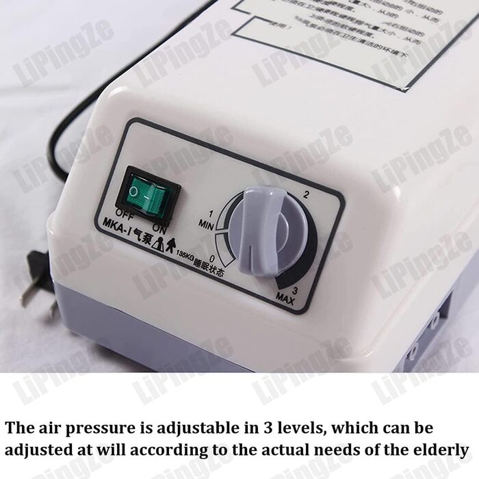 Протипролежневий надувний матрац, лікарняний замінник матраца з низькими втратами повітря для медичних покривал при пролежнях та ранах, система насоса зі змінним тиском