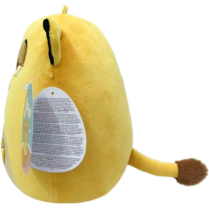 Сквішмелоу SQDI00548 - Сімба 20 см, офіційна плюшева іграшка Jazwares, суперм&39яка м&39яка іграшка