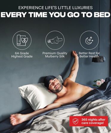 Комплект шовкової постільної білизни Colorado Home Co Mulberry, 100 шовк, простирадло з глибокою кишенею, повне приталене простира