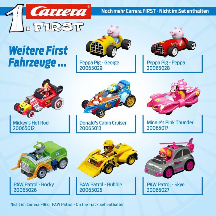 Перший набір для гоночної траси Чейз і Маршалл Доріжка 2,4 м Дзига для додаткових розваг Від 3 років на батарейках