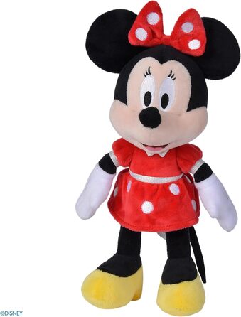 М'яка іграшка Disney Мінні Маус, 25 см, у червоній сукні, для немовлят з перших місяців життя, 6315870226 -