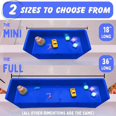 Захист від бризок для ванни, ігрова полиця тримач для іграшок кріплення на присосці до ванни запобігання розливанню води у ванній кімнаті розваги для синього