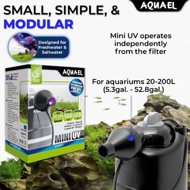 Міні-УФ-освітлення Aquael, світлодіодне, для акваріумів, 1 Вт