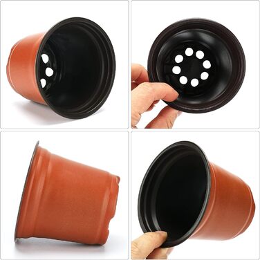 Горщики для рослин горщики для рослин горщики для вирощування квітковий горщик пластикові маленькі горщики для вирощування пластик