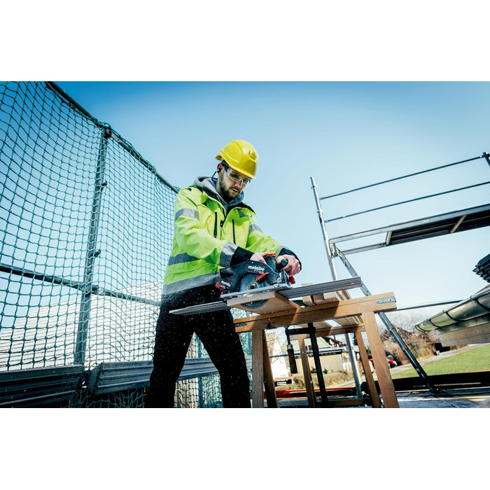 Акумуляторна портативна циркулярна пила Metabo KS 18 LTX 57 BL, без акумулятора, з безщітковим двигуном, з вибіжним гальмом, з Met