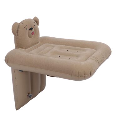 Портативний надувний автомобільний матрац Zerodis Mattresses з ременем безпеки в комплекті, 84 x 63 x 81 см для дому, кемпінгу, подорожей, дитячого дорожнього ліжка