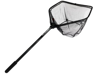 Підсак Angel-Berger Wild Devil Baits Predator, складний, гумований, підсак для великої риби, підсак для човна, рибальська сітка XL / 80x70 см