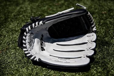Рукавички для софтболу Rawlings RSB Slowpitch Series для правої руки, 14 дюймів - плетені, чорні/сірі