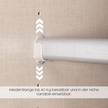 Меблі Rauch Alabama, шафа для спальні, дитячої кімнати, вітальні, гардеробної, передпокою, 7-дверна, з основними аксесуарами, колір білий, ширина 315 см