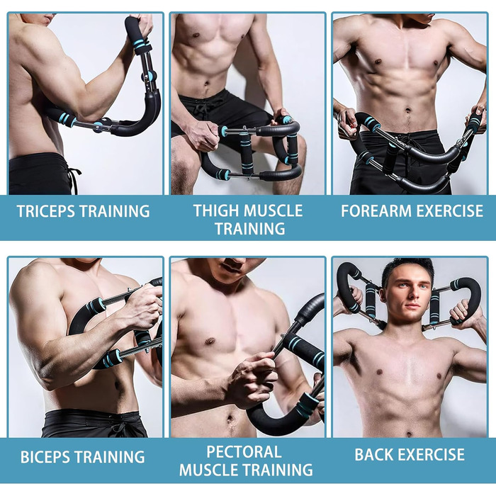 Тренажер для рук Twister Arm, регульоване обладнання для тренування грудей, знімний тренажер для силових тренувань рук, портативний пружинний тренажер для домашнього фітнесу для початківців та професійних спортсменів, 35-45 кг
