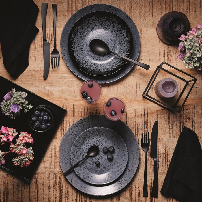 Тарілка десертна Luminarc Slate Black, 18 см (6788146)