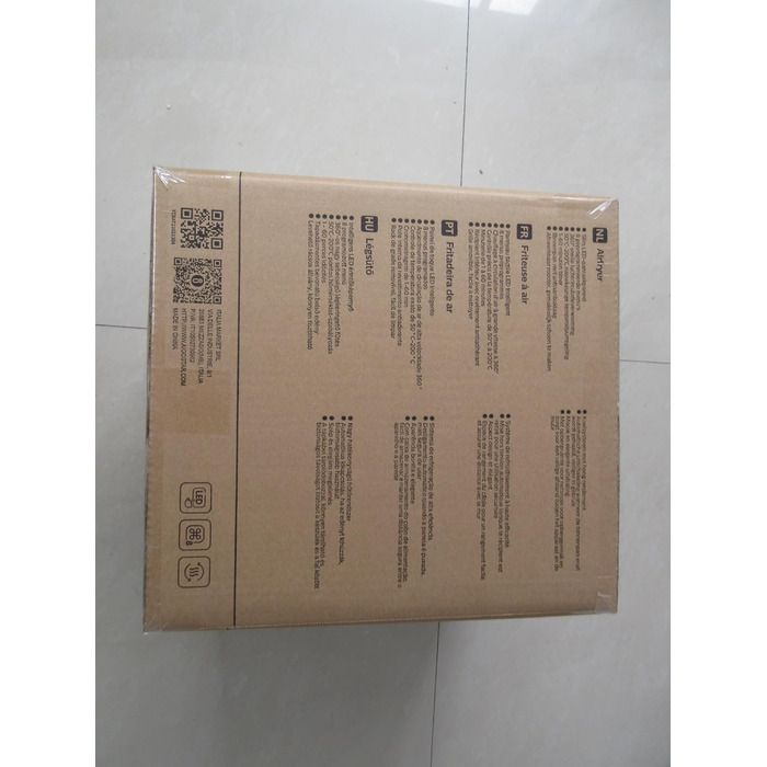 Аерофритюрниця Aigostar 4.2 л, гаряча фритюрниця XXL, фритюрниці без олії, 8 меню та рецептів, світлодіодний сенсорний екран, 1400 Вт, без бісфенолу А