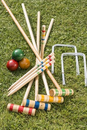 Традиційні садові ігри 5060028380046 Набір для крокету, натуральний