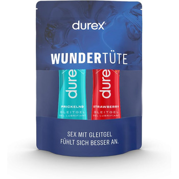 Набір водних лубрикантів Durex «Спробуй та експериментуй», 2 x 50 мл