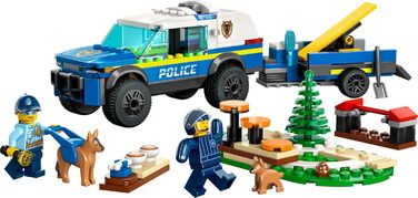Конструктор LEGO City 60369, Мобільне тренування поліцейських собак, 197 деталей